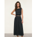 Polka Dot Sleeveless Top & Maxi Skirt Set